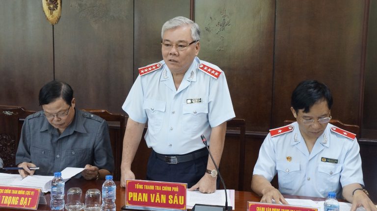 Tổng Thanh tra Chính phủ Phan Văn Sáu phát biểu kết luận Tổng Thanh tra Chính phủ Phan Văn Sáu phát biểu kết luận